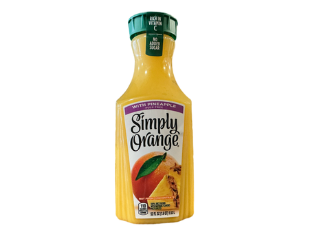 Simply Orange With Pineapple - Pulp Free (1.53L)